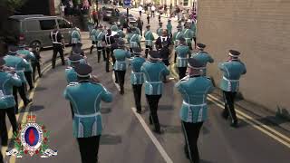 Ulster Grenadiers FB  Ballyclare Protestant Boys FB 20th Anniversary Parade 140924 [upl. by Demmy284]