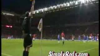 Manchester United corner kick goal Cristiano Ronaldo [upl. by Scheers]