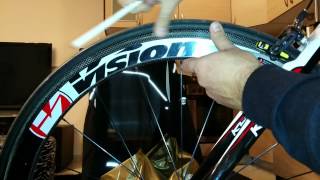 How to remove residue from carbon wheel braking surface no chemicals [upl. by Manly]