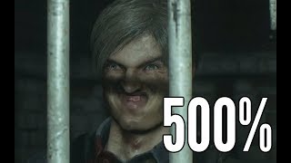 Resident Evil 2 but 500 facial animations 2 [upl. by Emsoc624]