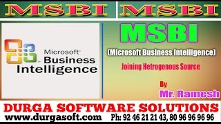 MSBI Tutorial  Joining Source Without sort by Ramesh [upl. by Kimberli]