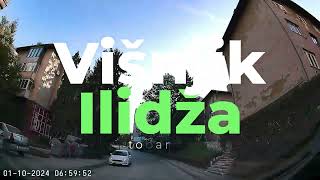 Vožnja Višnjik  Ilidža october 2024 visitbosnia visitsarajevo dashcam hotelhills bosnia [upl. by Urata]