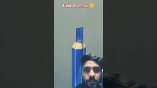 Next level Art😲😲 satisfyingpencilart pencilcarving youtube viralshort viralvideos shorts [upl. by Aronoel]