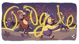 Weihnachtsfeiertage  Silvester 2017  Google Doodle [upl. by Notnef]