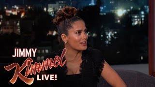 Salma Hayek Prefers Cursing in Spanish [upl. by Aihsitan262]