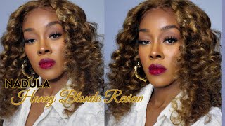 Nadula Honey Blonde Highlight Wig Review  Install Style amp Review [upl. by Hosfmann]