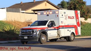 3x Falck San Diego Medics responding [upl. by Sternberg]