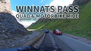 Quads amp Bikes  Winnats Pass  Castleton  Snake Pass  Sunny Ride in the Peak District Hills [upl. by Leasim602]