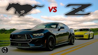 Mustang GT vs Nissan Z  Maximum Muscle High Prices [upl. by Mohun]