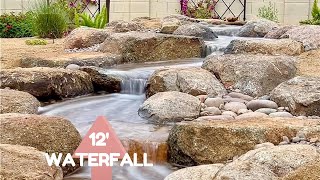 12 Pondless Waterfall in Arizona Backyard Wait until you see this COMPLETE backyard MAKEOVER [upl. by Torp162]