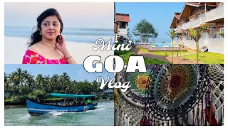 Goa mini vlog  Dallas resort  Ashwem beach  Morjim beach [upl. by Ssyla185]