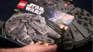 Test Lego Millennium Falcon Set 7965 Star Wars deutsch [upl. by Orihakat]