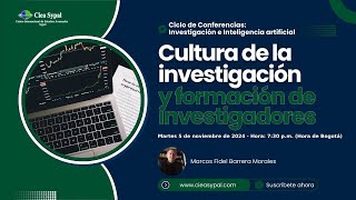 Cultura de la investigación y formación de investigadores [upl. by Hesler208]