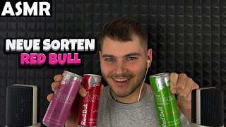 ASMR  NEUE RED BULL SORTEN TESTEN GERMAN  ASMR Tony [upl. by Marlen]