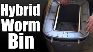 Hybrid Worm Bin The Best DIY Worm Farm [upl. by Akirdnwahs966]