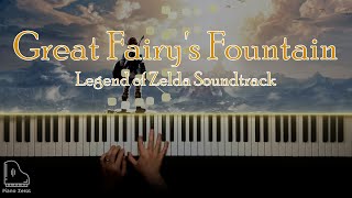 The Legend of Zelda  Great Fairys Fountain Slowed Piano Cover [upl. by Tyrrell]