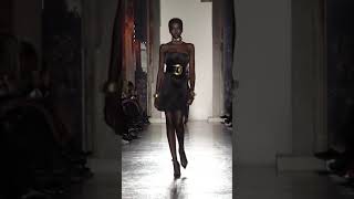 Adut Akech walks for Versace [upl. by Mela]