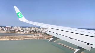 Transavia France Boeing 737800 Landing Monastir Airport [upl. by Murial]