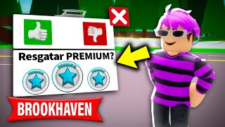 TENTEI GANHAR PREMIUM GRÁTIS no BROOKHAVEN E [upl. by Atinaj]