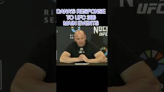 Dana White reacts to UFC 306 main events Merab vs OMalley Grasso vs Shevchenko shorts [upl. by Milissent]