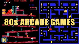 30 BIGGEST ARCADE GAMES OF THE 80S [upl. by Eihs]