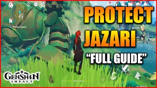 Genshin Impact Protect Jazari  Complete Guide [upl. by Ahsened]