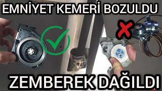 Emniyet Kemeri Bozuldu Zemberek Dağıldı Tamir Ettim Safety Belt Repair [upl. by Anilejna]