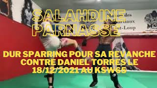 ksw65 Salahdine Parnasse dur sparring pour sa revanche contre Daniel Torres le 18122021 [upl. by Aierb]