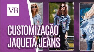 Customização de jaquetas jeans  Você Bonita 240818 [upl. by Mmada405]