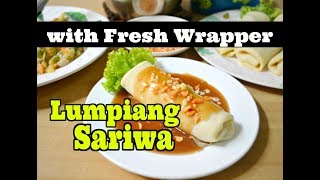 Lumpiang Sariwa with Homemade Wrapper [upl. by Vladi878]