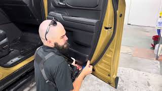 How to Remove Door PanelWindow Gasket on a 2024 Toyota Land Cruiser First Edition 🏆 [upl. by Dall139]