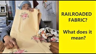 What is Railroad Fabric Sewing Tip [upl. by Files]