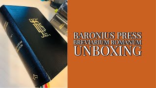 Baronius Press Roman Breviary Unboxing [upl. by Ayerf691]