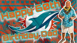 Coach Huli  Legendary “60th” Birthday Celebration  Miami Dolphins Theme [upl. by Aristotle]