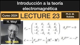 Introducción a la teoría electromagnética lec23 [upl. by Smaoht]