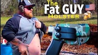 The FAT GUY Holster  How FAT GUYS Appendix Carry [upl. by Decima]