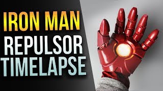 3D Printed Iron Man Repulsor  Timelapse [upl. by Yendirb]