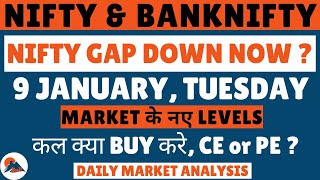 NIFTY PREDICTION FOR TOMORROW 9 JANUARY 2024  MARKET PREDICTION FOR TOMORROW [upl. by Telimay755]