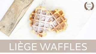 How to Make Belgian Liège Waffles  Pearl Sugar Recipe  WafflePantrycom [upl. by Iney]