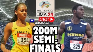 200M SemiFinals LIVE World U20 Championships Lima Peru Watch Party [upl. by Eceirahs]