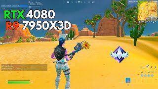 RTX 4080  Ryzen 9 7950X3D OG Fortnite  Ranked  performance mode [upl. by Dougie625]