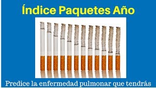 ¿Cúanto fumar sin enfermarse 20 paquetes año [upl. by Rehoptsirhc]