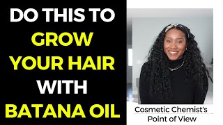 3 EFFECTIVE WAYS TO USE BATANA OIL FOR HAIR GROWTH [upl. by Stelmach]