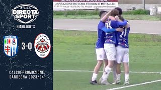 Calcio Promozione  MonastirTortolì 30 Highlights [upl. by Annoerb683]