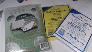 Masterson StaWet quotHandy Palettequot Review by Laurie J McNeil [upl. by Aysan]