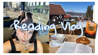 READING VLOG ✧ spokojne życie w Oslo pchli targ i quotIron Flamequot⭐️ [upl. by Tham]