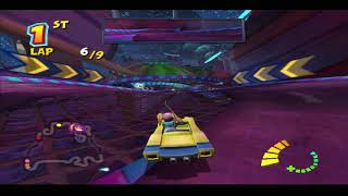 Crash Tag Team Racing Craters On Uranus Pasadena PS2 Gameplay 204 [upl. by Berkin454]