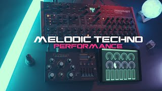 Dreadbox Typhon Prophet Rev 2  Melodic Techno Performance [upl. by Redliw]