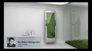 Electrolux Design Lab 2010 Finalist Bio Robot Refrigerator by Yuriy Dmitriev Russia [upl. by Akilaz233]