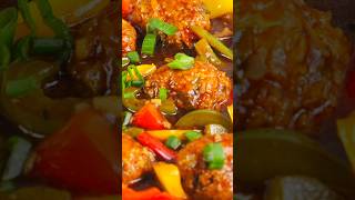 VEG MANCHURIAN  Indian Fusion Veggie Meatballs amp Gravy Recipe 😋♥️ [upl. by Rasecoiluj]